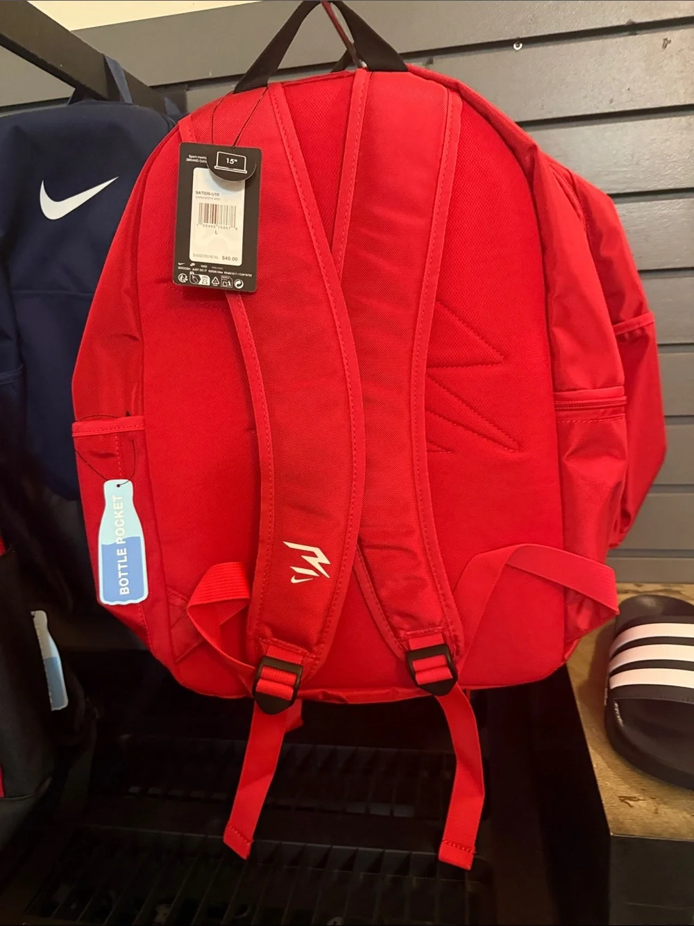 Nike Red Russell Wilson backpack fits 15” laptop